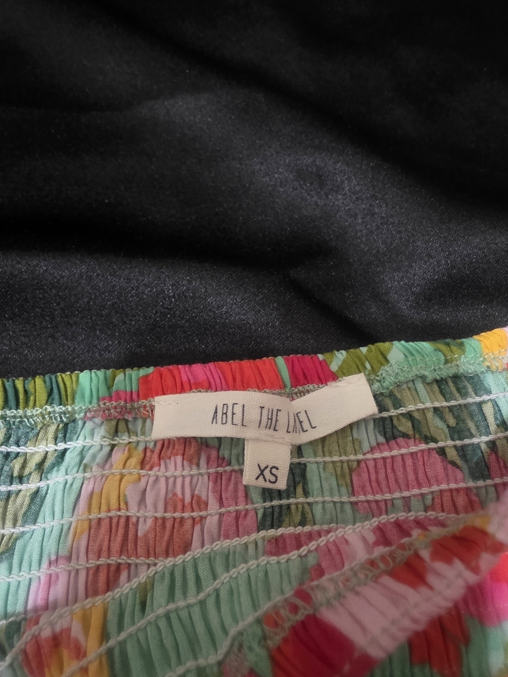 Abel The Label Smocked Strapless Floral Maxi Dress in Tiered Flowy Boho - Picture 8 of 10